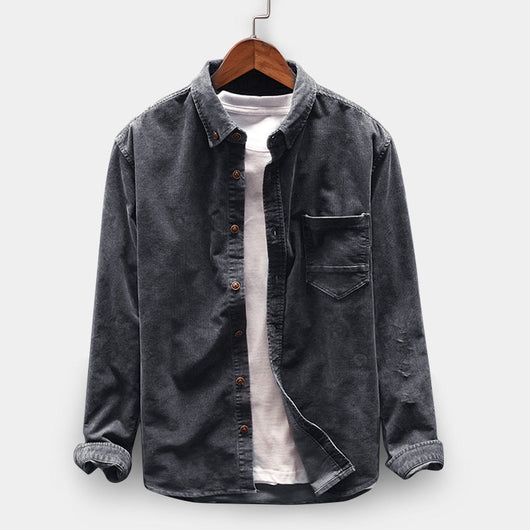 Chaqueta de Pana Casual con Bolsillos para Hombre - Image 14