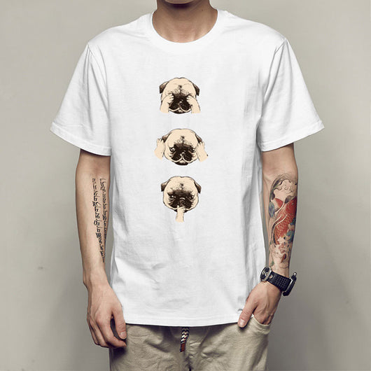 Playera Pug de Manga Corta