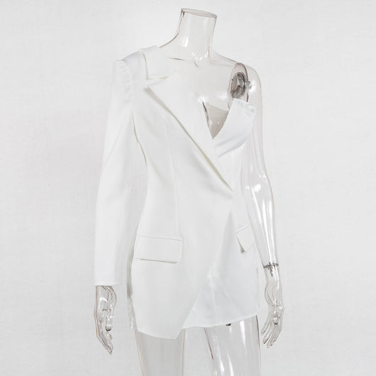 Blazer Asimétrico Escote V Profundo - Image 51