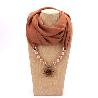 Collar Pañuelo de Gasa de Perlas - Image 20