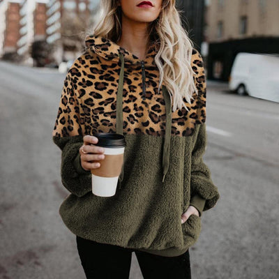 Blusa con Estampado de Leopardo y Bolsillo con Cierre - Image 5
