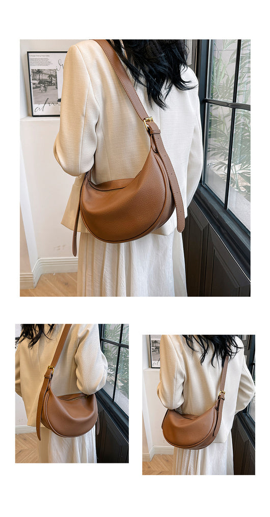 Bolso Mensajero de Cuero Suave Capacidad Grande para Llevar Bajo el Brazo - Image 10