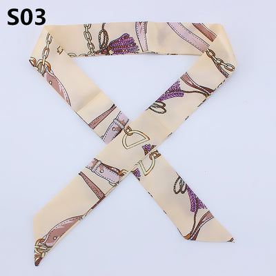 Pañuelo de Seda con Asas Anudadas - Accesorio Elegante Pequeño - Image 6