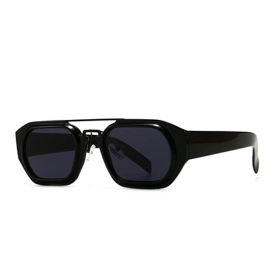 Gafas de Sol Cuadradas Retro Moderno con Marco Angosto - Image 11