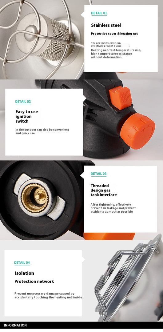 Calefactor Portátil para Exterior - Estufa Compacta - Image 12