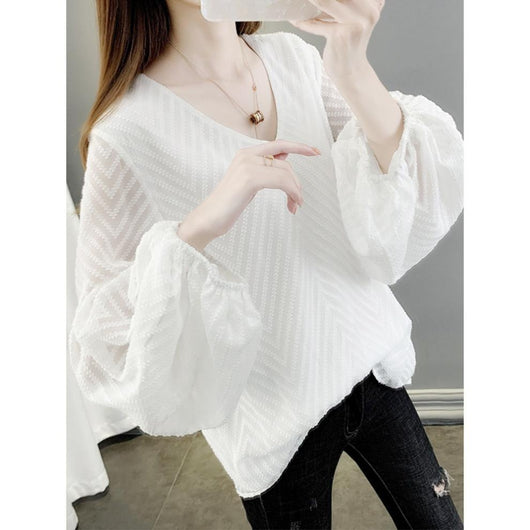 Blusa Chifón Premium Efecto Reductor y Cobertura Abdominal - Image 19