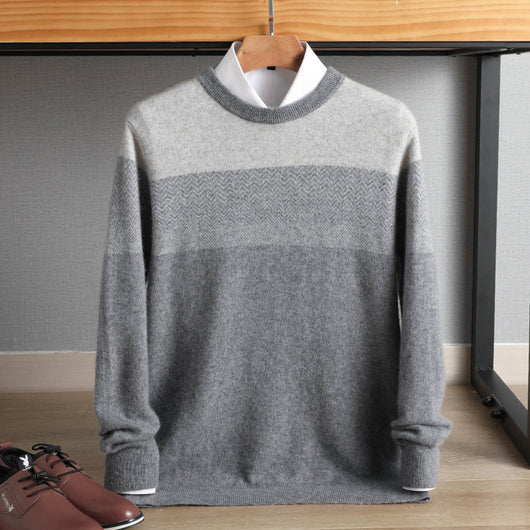 Suéter Grueso para Hombre Cuello Redondo Otoño Invierno Tallas Grandes - Image 7