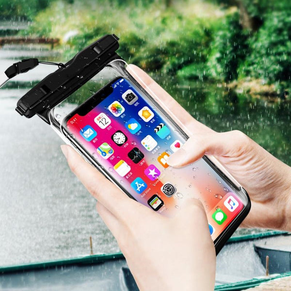 Funda Panorámica Impermeable para Celular - Protección Total Bajo el Agua