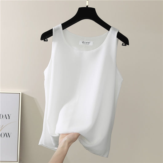Blusa de Gasa con Top sin Mangas - Image 8
