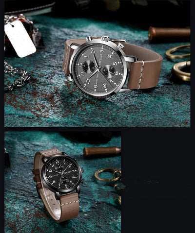 Reloj Deportivo de Acero Inoxidable con Cronógrafo de Cinco Manecillas - Image 8
