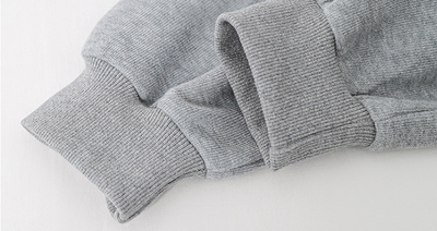 Sudadera Gris Cropped con Capucha para Mujer - Image 12