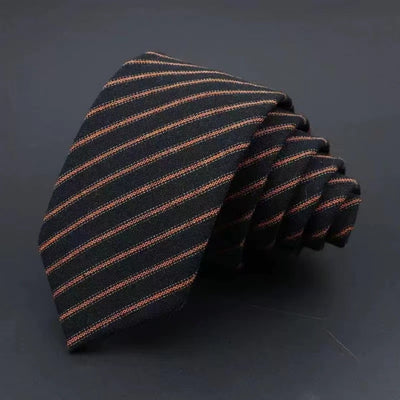 Corbata de Algodón Tejida para Hombre - Diseño Rayado Profesional - Image 15