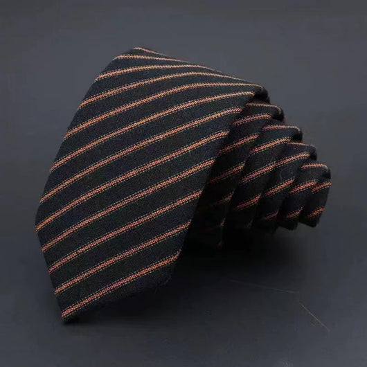Corbata de Algodón Tejida para Hombre - Diseño Rayado Profesional - Image 15