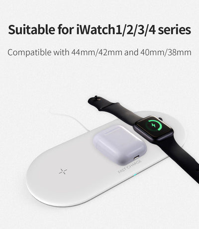 Cargador Inalámbrico 3 en 1 para iPhone, Apple Watch y AirPods - Image 4