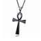Cross-border e-commerce goods source, European and American glossy stainless steel ancient Egyptian Cross man Necklace Amulet Pendant Negro Chain Chain