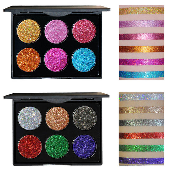 Paleta de Sombras con Brillo Secuencial