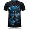 Playera Wolf 3D Efecto Relieve - Diseño Exclusivo