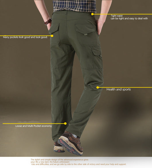 Pantalones Cargo con Bolsillos de Carga para Hombre - Image 13