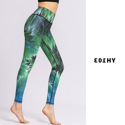 Pantalones de Yoga Estampado Tie-Dye - Image 12