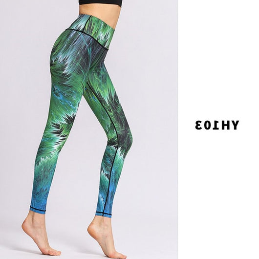 Pantalones de Yoga Estampado Tie-Dye - Image 12