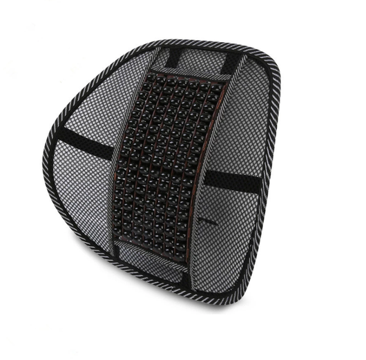 Cojín Lumbar Dual Uso Madera de Olivo Transpirable para Auto y Casa - Image 4
