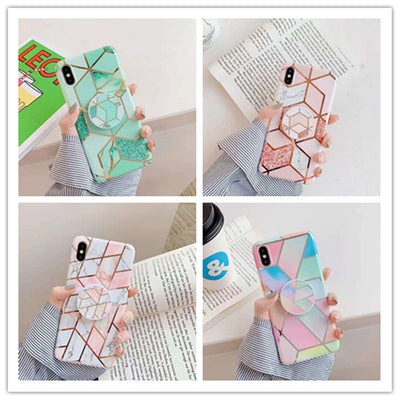 Funda para celular mármol galvanizado