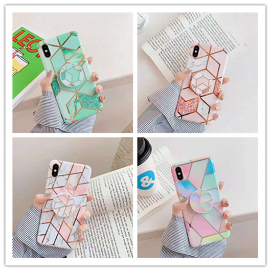 Funda para celular mármol galvanizado