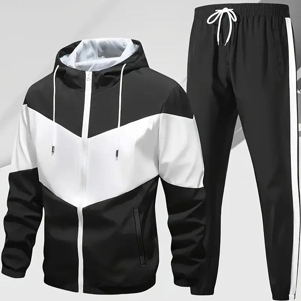 Conjunto Deportivo Otoño-Invierno para Hombre con Capucha