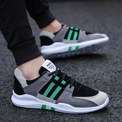 Zapatos Casuales para Hombre con Diseño Colorblock y Cordones - Image 11