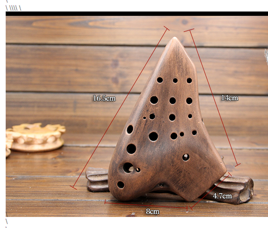 Ocarina de Tres Tubos Afinación Do - Sonido Medio Profesional - Image 12