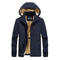 Chaqueta Acolchada con Capucha Térmica para Hombre Talla Grande