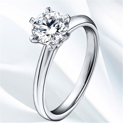 Anillo de Moissanita con Seis Garras para Mujer - Image 5