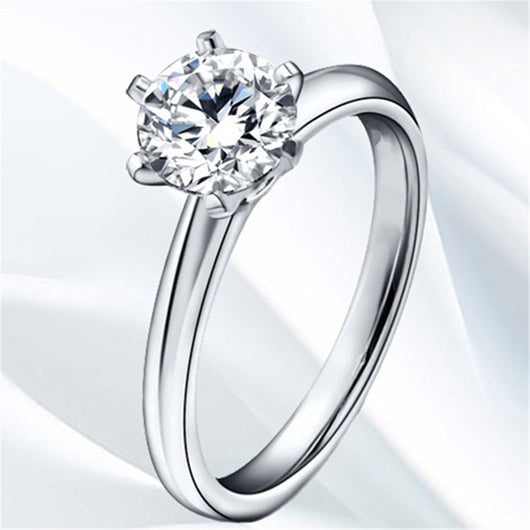 Anillo de Moissanita con Seis Garras para Mujer - Image 5
