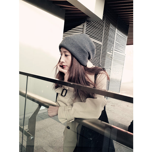 Gorro Tejido de Color Liso - Comodidad y Estilo