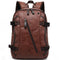Mochila de Cuero para Hombre - Estilo Moderno Bolsa Escolar