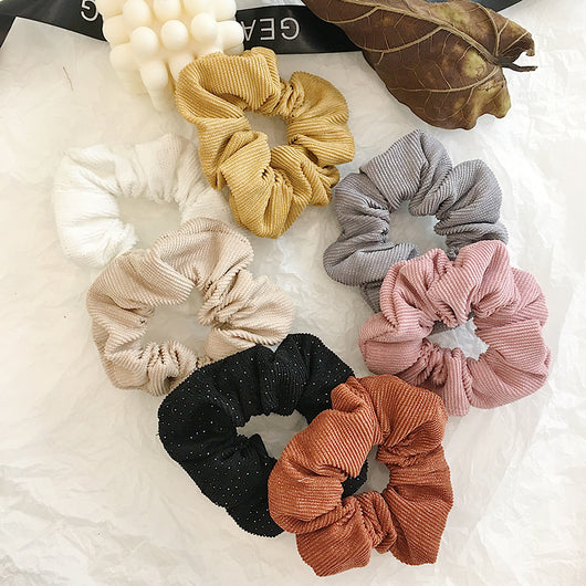 Cinta para Cabello Pana Otoño-Invierno Colores Sólidos - Image 7