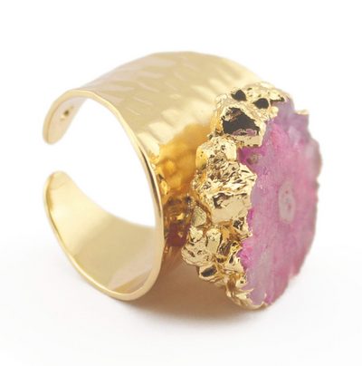 Anillos Ajustables con Piedra Druzy Yauvana - Image 7