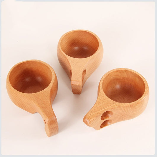 Taza Kuksa de Madera de Haya Finlandesa - Vaso Tradicional Nórdico - Image 14