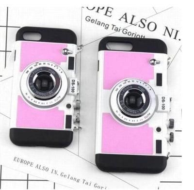 Funda iPhone Estilo Cámara Retro 3D Compatible con Apple - Image 6