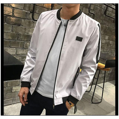 Abrigo Slim Cuello de Pie para Hombre - Elegancia Moderna - Image 4