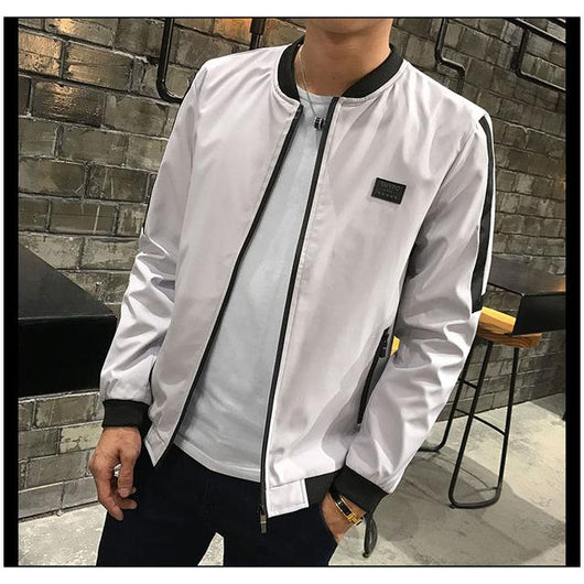 Abrigo Slim Cuello de Pie para Hombre - Elegancia Moderna - Image 4