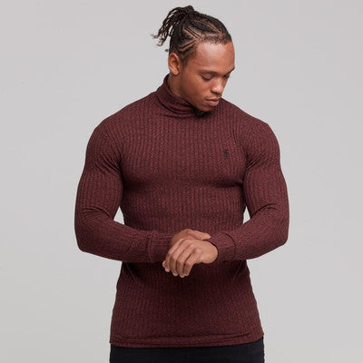 Playera Deportiva Manga Larga Ajustada para Hombre - Camiseta de Entrenamiento Elástica - Image 11