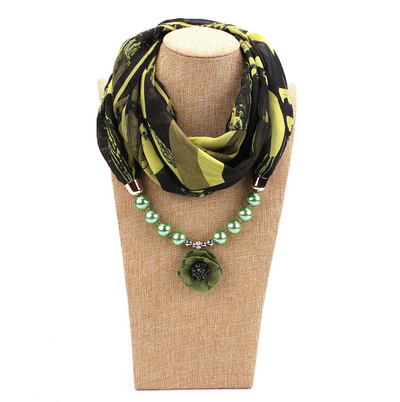 Collar Pañuelo de Gasa de Perlas - Image 10