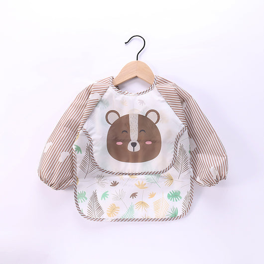 Babero Impermeable para Bebé con Bolsillo Atrapa Comida - Image 5