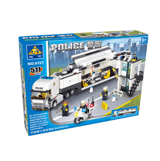Puzzle de Policía 511 Piezas - Juguete de Construcción de Microbloque - Image 5