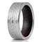 Anillo de Tungsteno para Hombre - Diseño Elegante Plata para Bodas y Compromisos