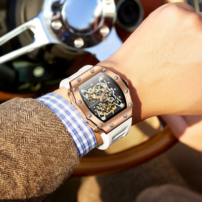 Reloj Deportivo Automático para Hombre con Banda de Silicona Resistente al Agua - Image 3