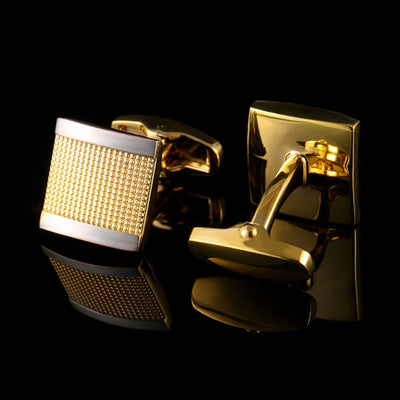 Gemelos de Oro para Hombre - Botones de Puño Elegantes para Camisas de Traje - Image 2
