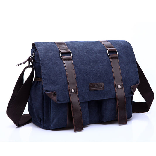 Bolsa de Lona Casual para Hombre - Diseño Minimalista y Versátil