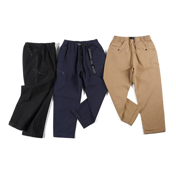 Pantalones Rectos Ajustados Pareja Cuatro Estaciones